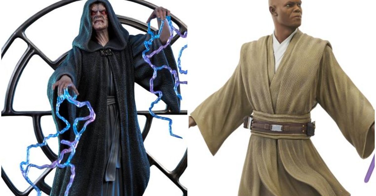 The Force Flows with Star Wars Mace Windu and Darth Sidious Statues - Vimarsana News