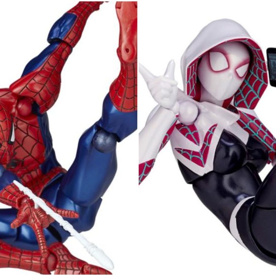 Kaiyodo Revoltech Amazing Yamaguchi Spider-Gwen Action Figure Toy Xmas Kids Gift 