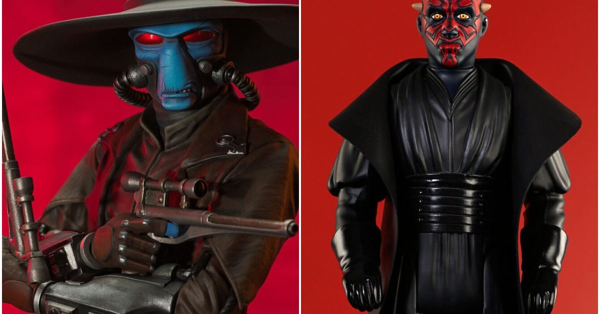 New Star Wars Statues from Iron Studios Showcase Cad Bane and Darth Maul!