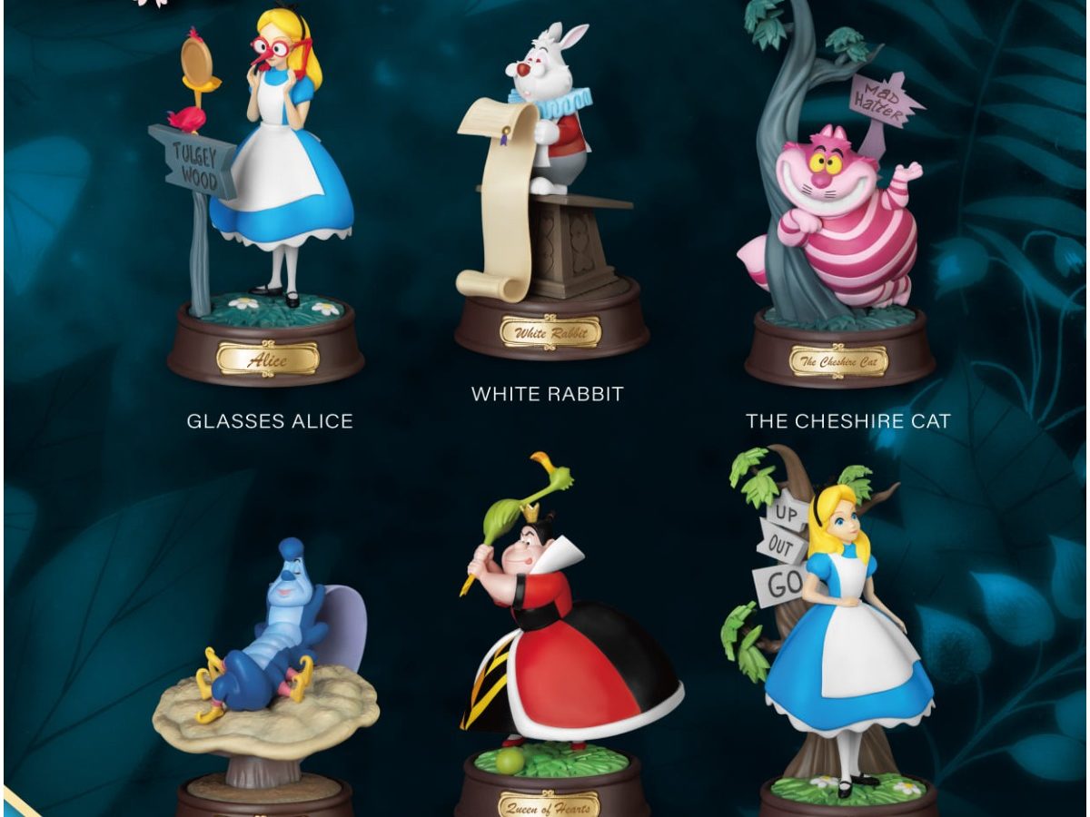 Alice in Wonderland Mini D-Stage Statues Coming from Beast Kingdom