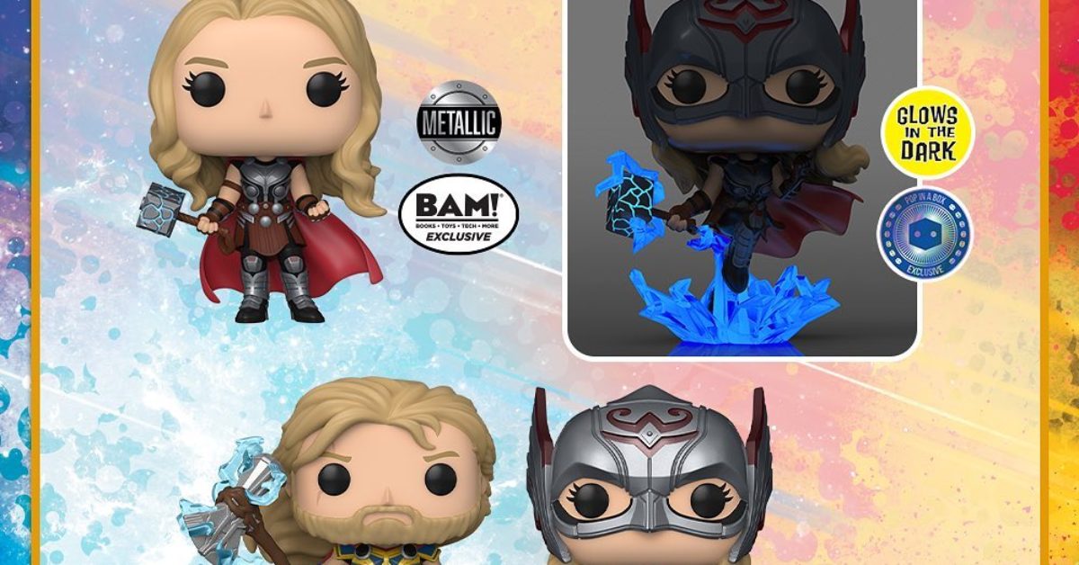 Lighting Strikes as Funko Reveals Thor: Love and Thunder Pops