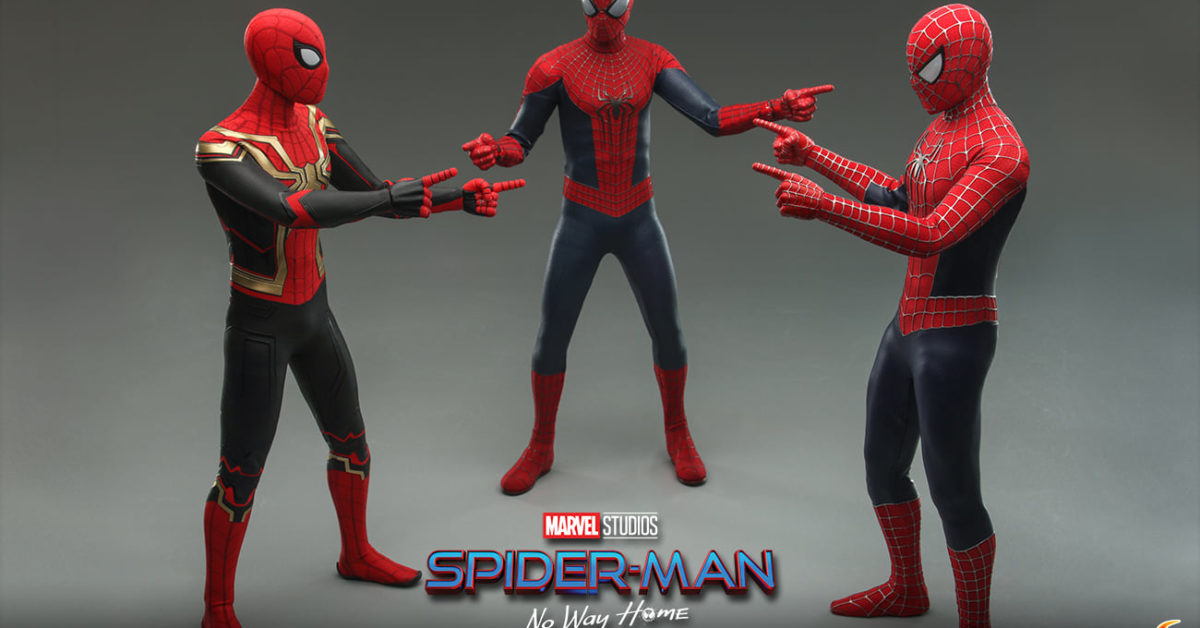 Hot Toys Teases Spider-Man: No Way Home Webslinging Trio - Vimarsana News