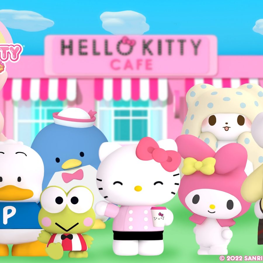 Black Hello Kitty, roblox kitty HD wallpaper