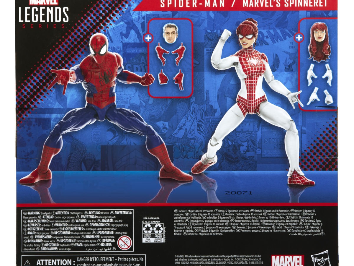 Marvel Legends Spider-Man 60 Years renew your vows 2 pack MJ mary outlets JANE SPIDER GW