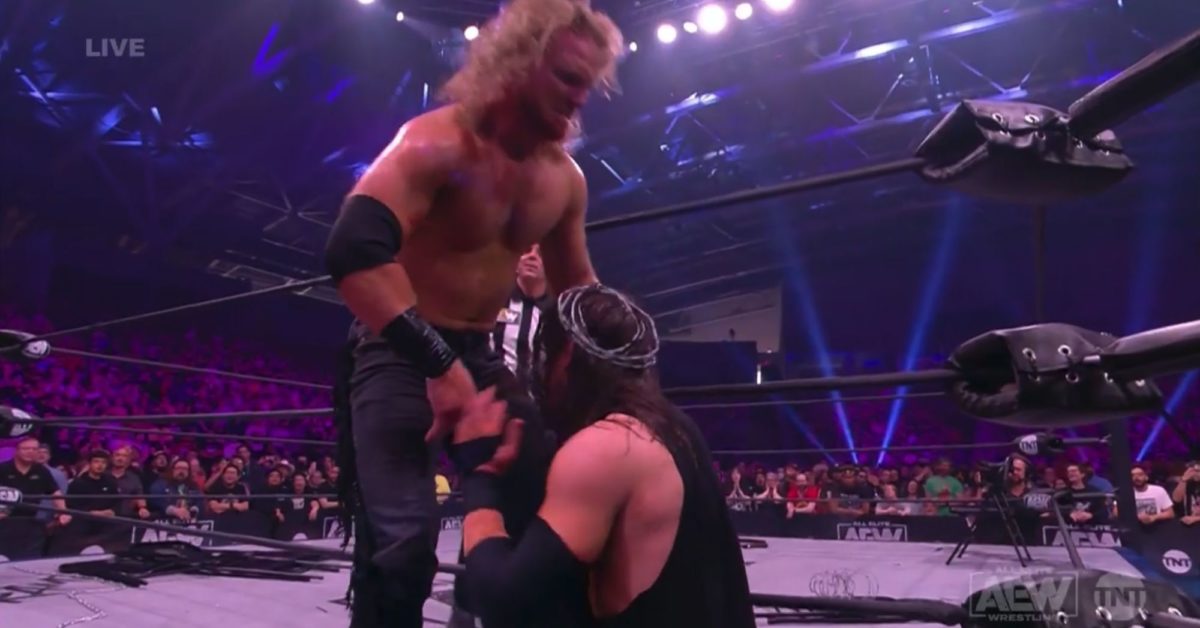 Team Awesome - Hangman Page Retains His #AEW World Championship in a Texas  Death Match, Gets Confronted by Adam Cole #AEWDynamite