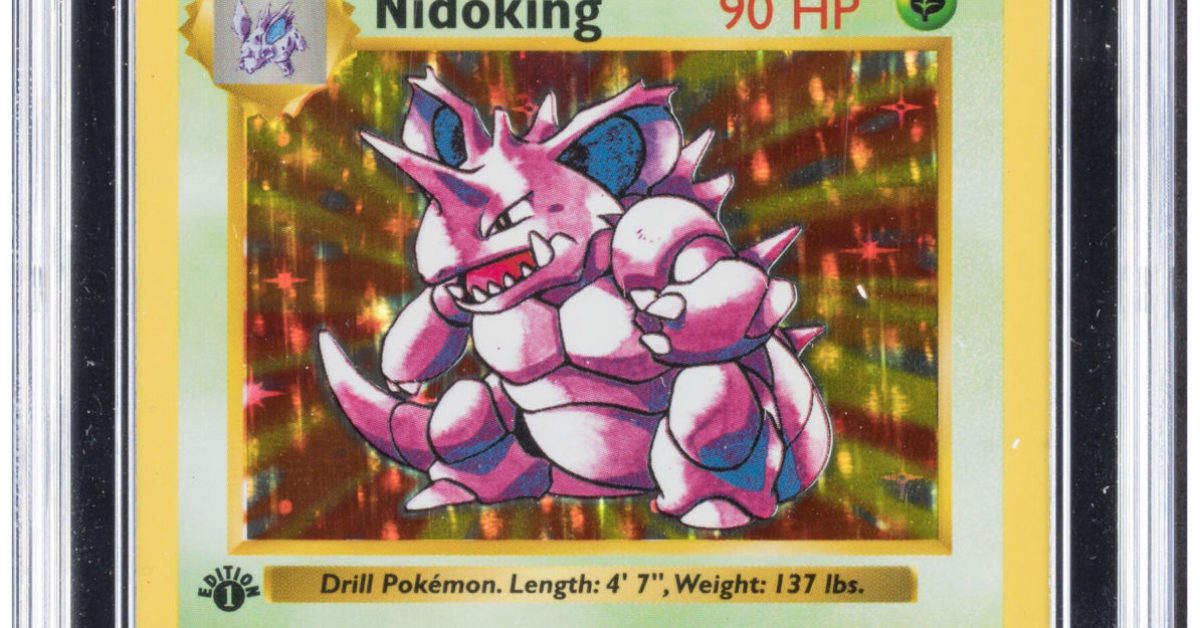 nidoking pokemon card