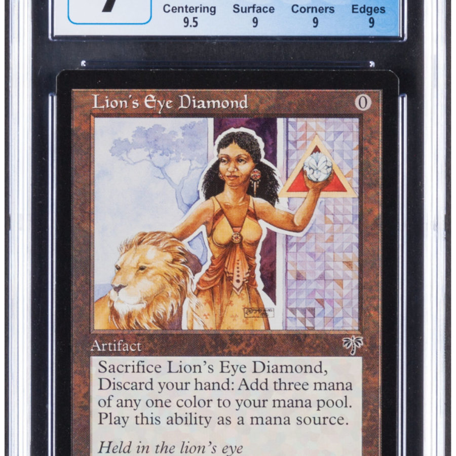 Lion's Eye Diamond 01 Foil-Altered Art Custom MTG Artifact
