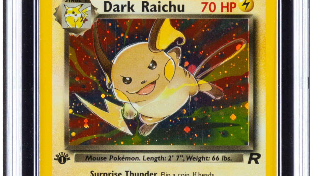 Dark Raichu 1st edition fashion cgc 8