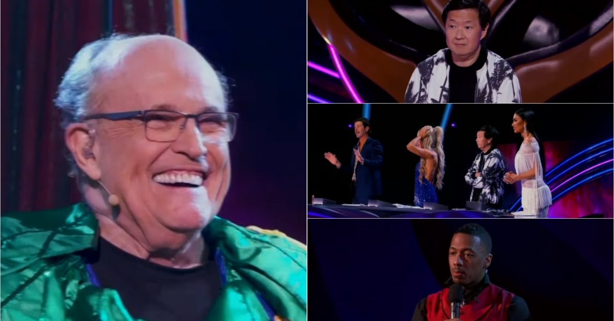 The Masked Singer No Longer Tucking In Its Shirt for Rudy Giuliani? - Vimarsana News
