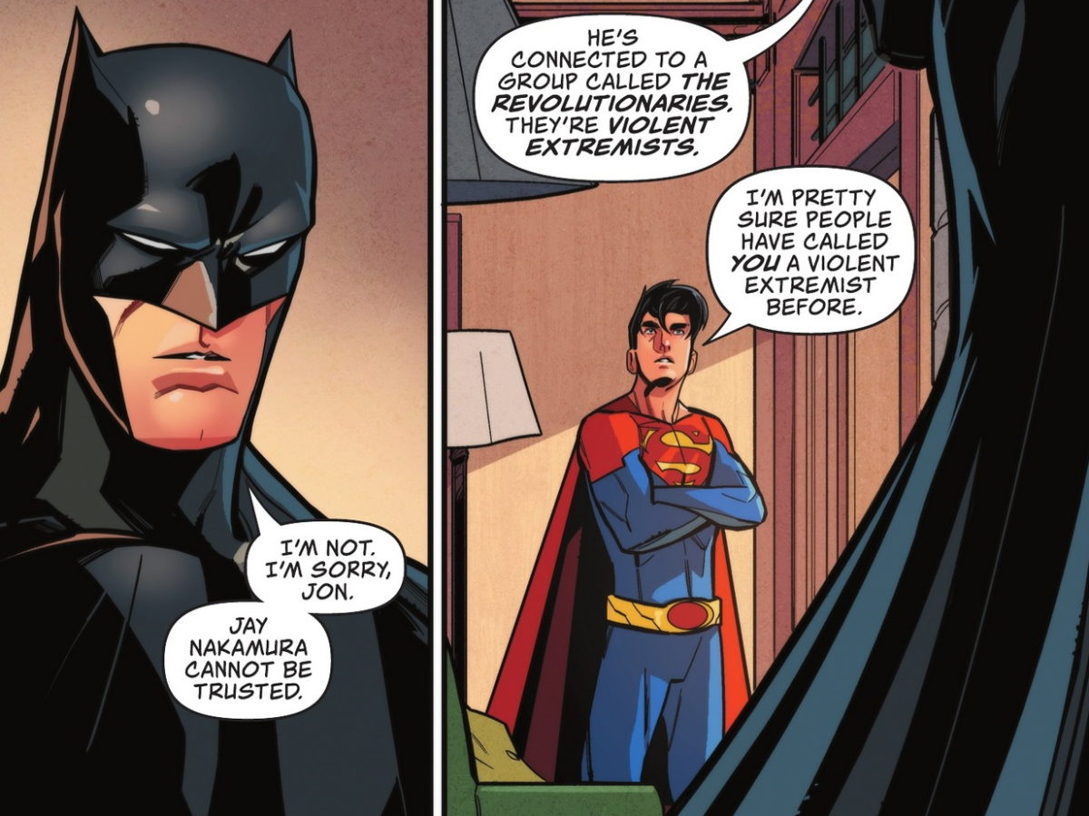 Pa Kent Calls Batman A Hypocrite in Superman: Son Of Kal-El #11