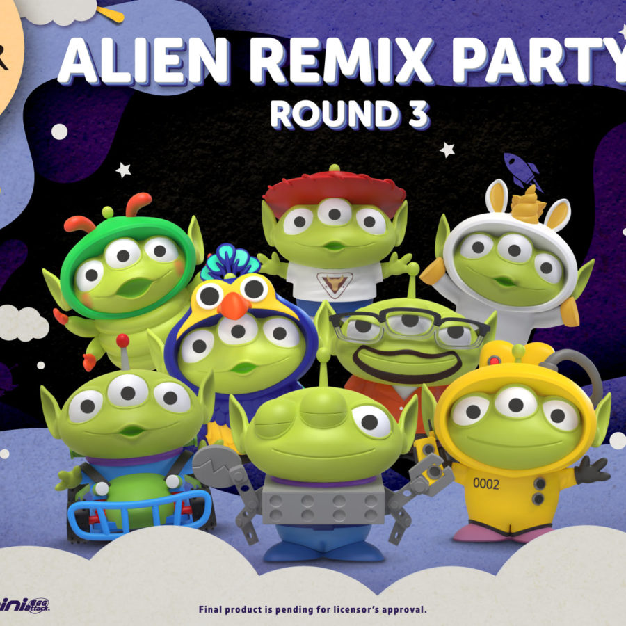 Pixar Alien Remix Party Round 3 Revealed by Beast Kingdom