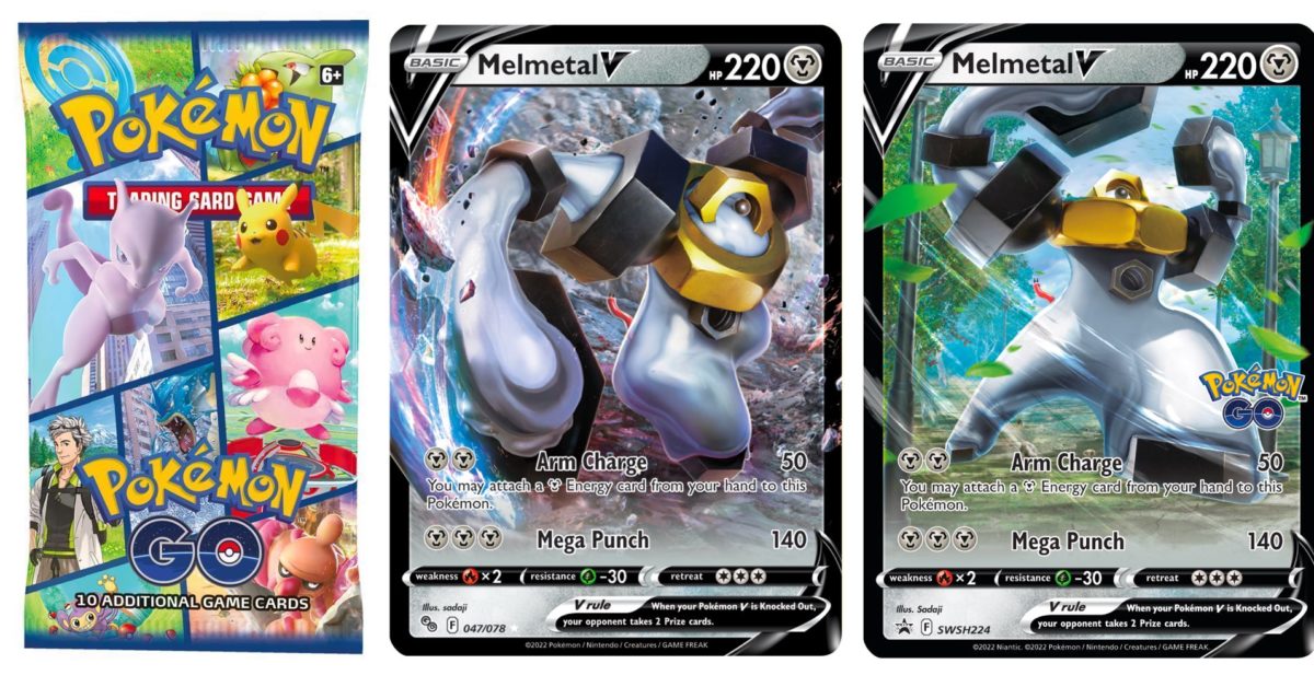 Kit Carta Pokémon Melmetal Vmax E Melmetal V Pokémon Go