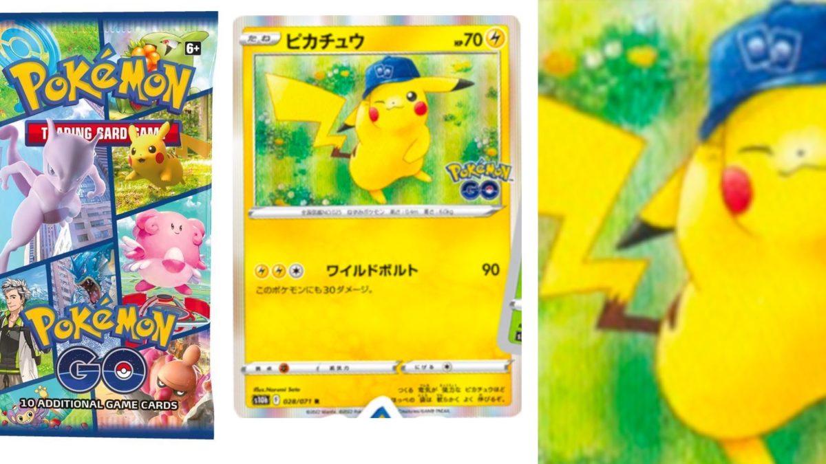 Pokmon TCG - Pokmon GO Set Preview: Trading Card Hat Pikachu!?