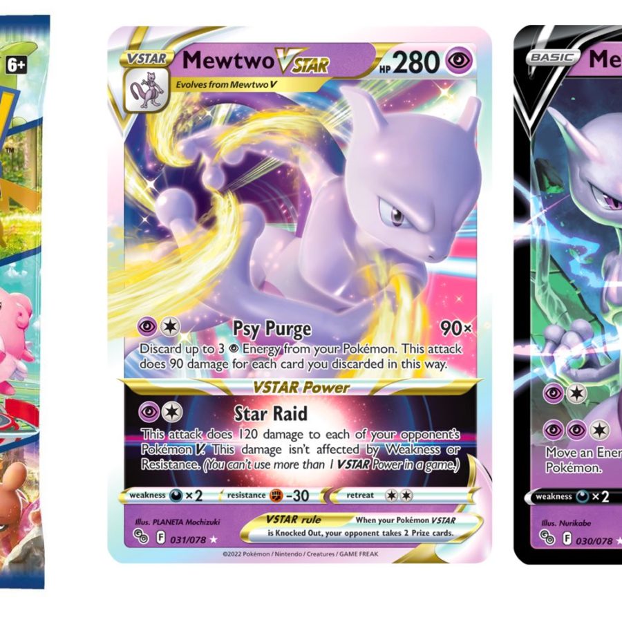 Gold Mewtwo VStar from the Pokémon go set coming soon. : r/PokemonTCG