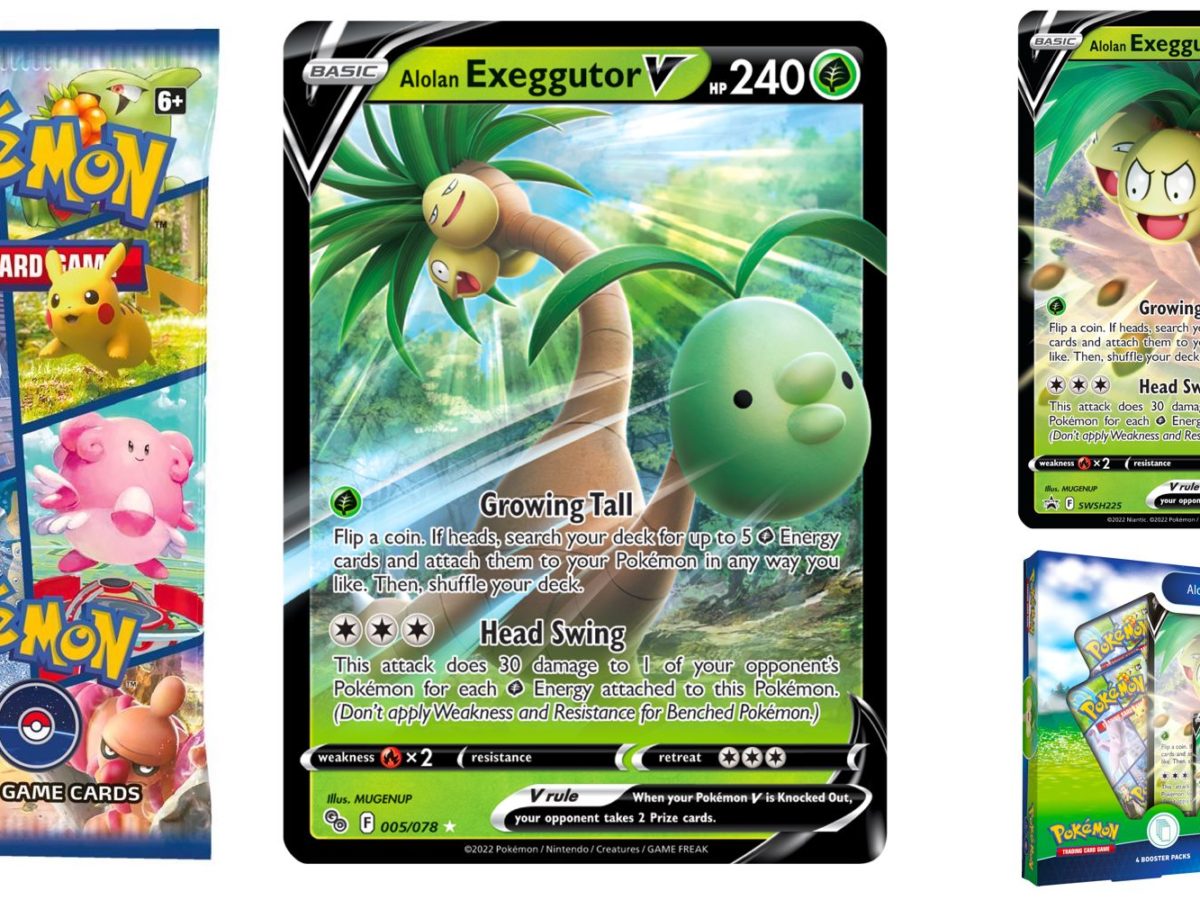 Pokémon TCG - Pokémon GO V Box - Alolan Exeggutor V » Order Now