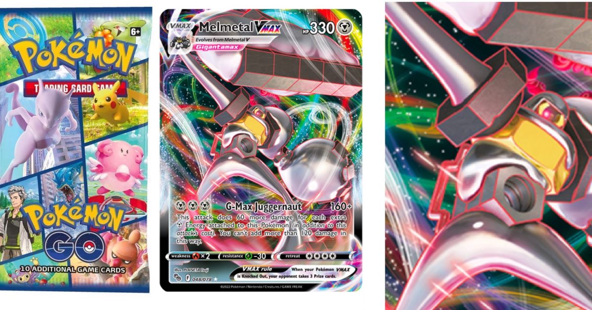 Kit Carta Pokémon Melmetal Vmax E Melmetal V Pokémon Go