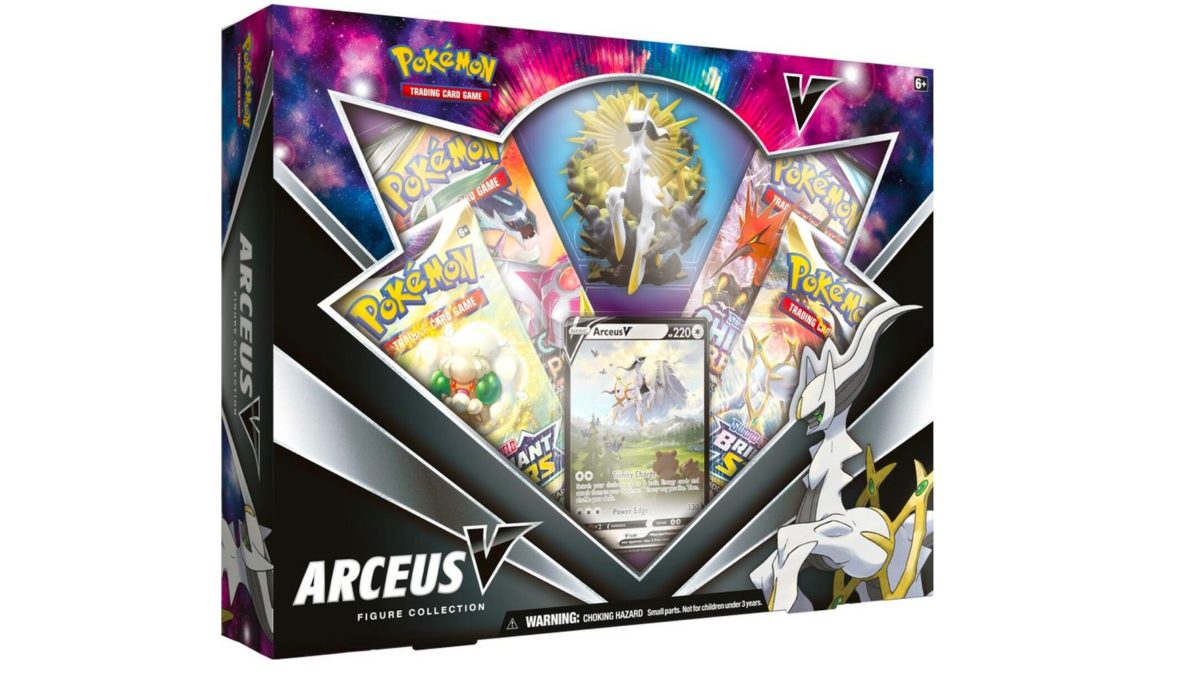 Pokmon TCG Releases Arceus V Figure Collection Box Today