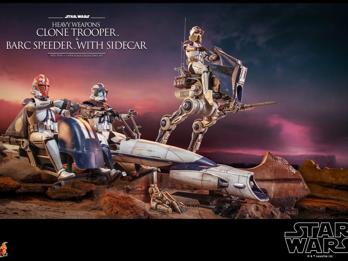 Hot Toys Debuts Star Wars Heavy Trooper and Speeder with Sidecar
