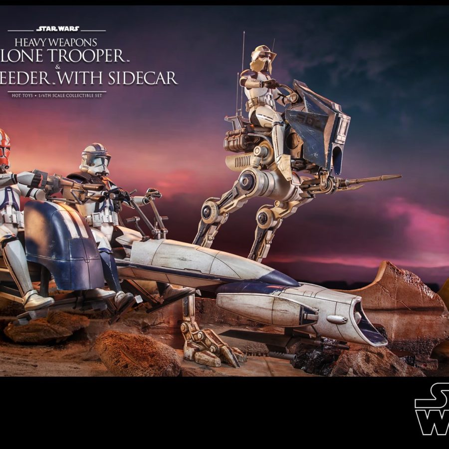 加*紀様 BARC SPEEDERのみ HotToys Star Wars Tr Star Wars Loose Barc Speeder Bike with Barc Trooper ROTS