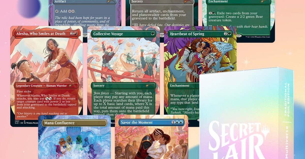 Magic The Gathering Reveals Secret Lair Pride Across The Multiverse