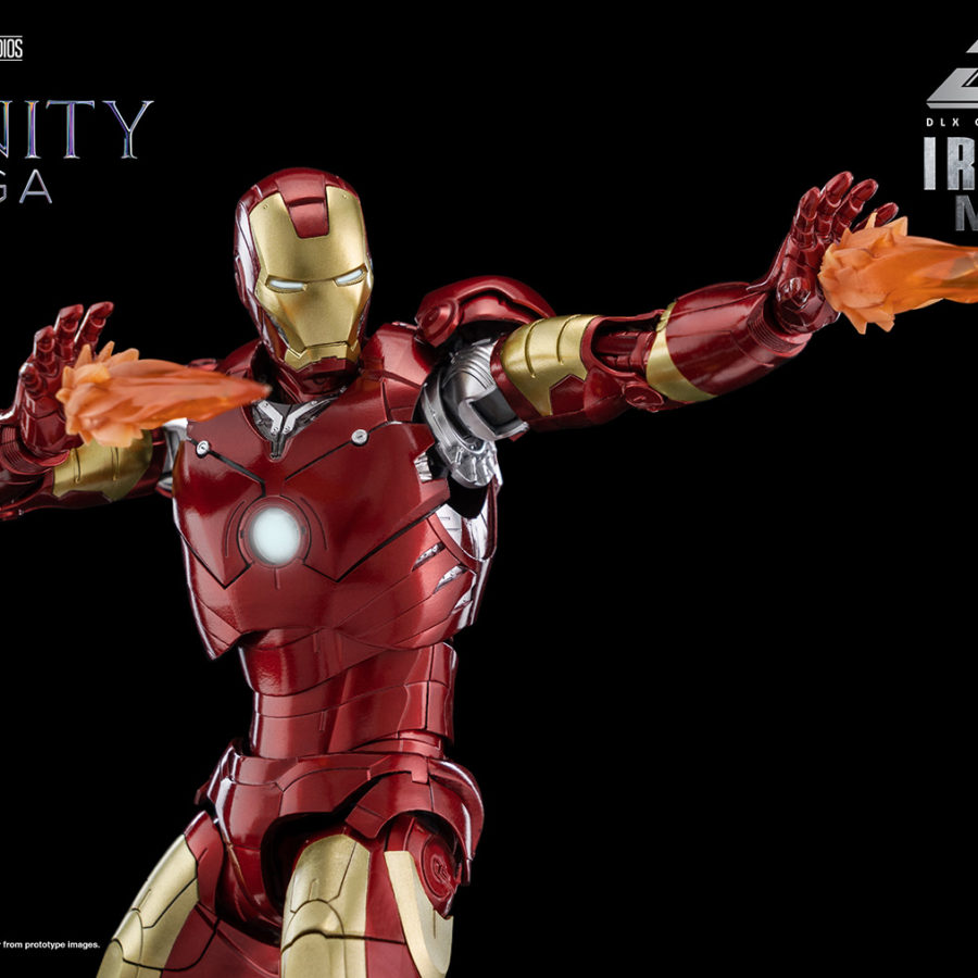 Iron Man Lands with New Infinity Saga DLX Mark 3 Figure from threezero