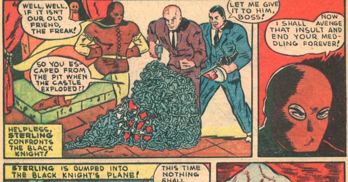 The Strange Saga of the Black Knight in Zip Comics #2, at Auction - Vimarsana News