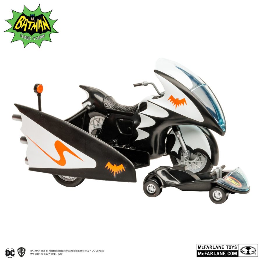 Rev Your Engines with McFarlane's New Batman 66' Batcycle