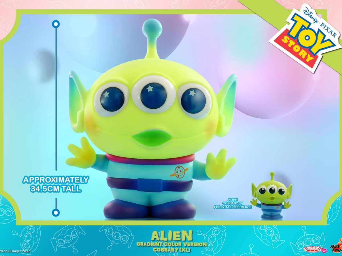 Hot Toys Unveils Adorable Extra Large Toy Story Alien Cosbaby Figures