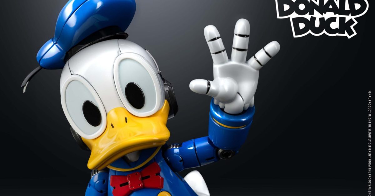 BLITZWAY　CARBOTIX　DONALD DUCK　ドナルドダック BLITZWAY CARBOTIX Donald Duck Disney Movable Figure Painted Robot