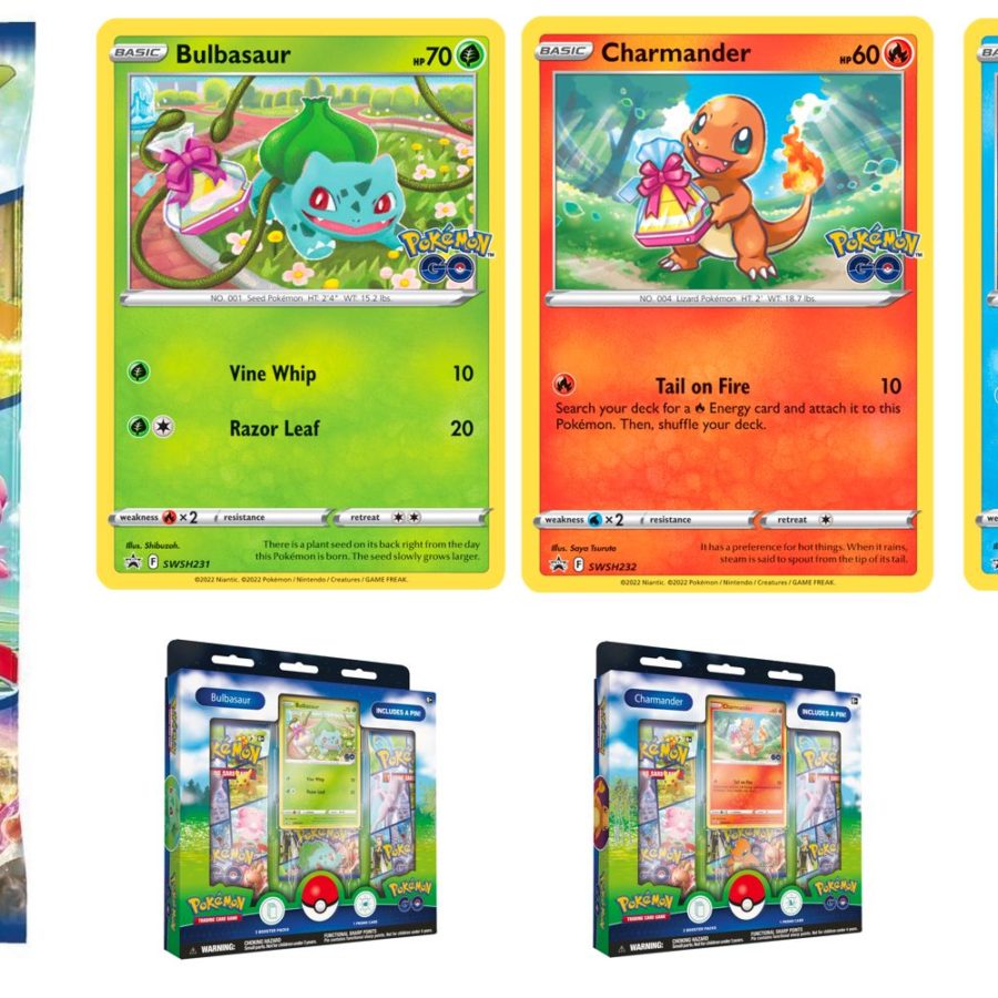 pokemon bulbasaur charmander squirtle card