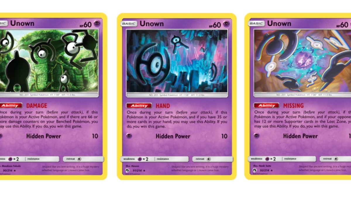 Unown, Lost Thunder, TCG Card Database