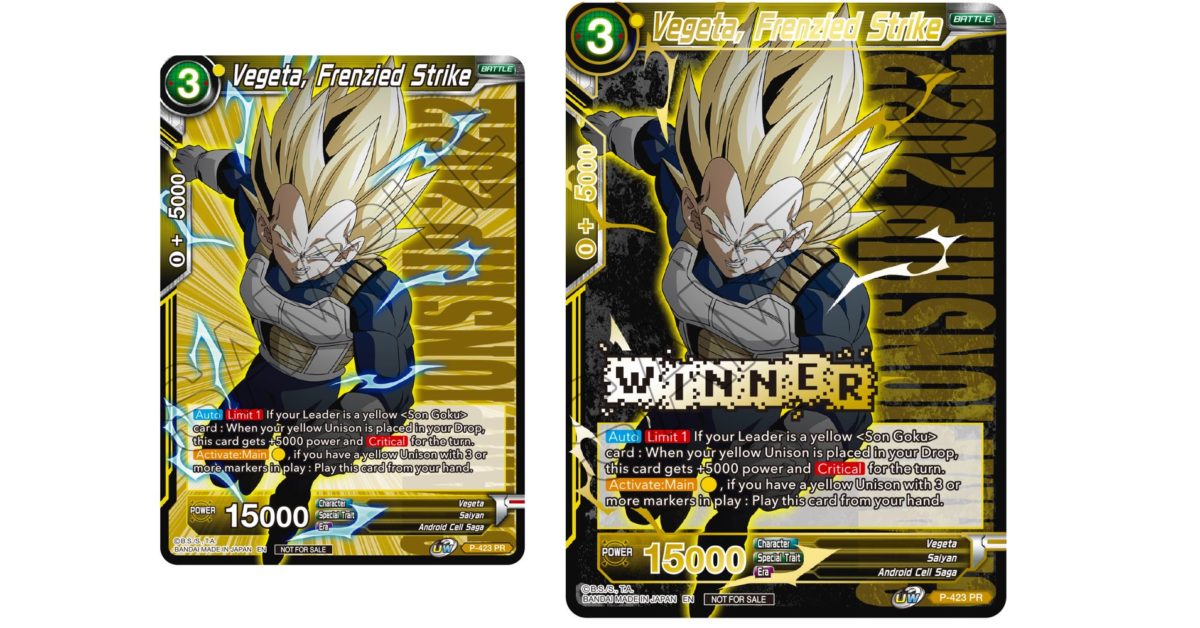 Dragon Ball Super Previews Championship Pack 2022: SS Vegeta - Vimarsana News