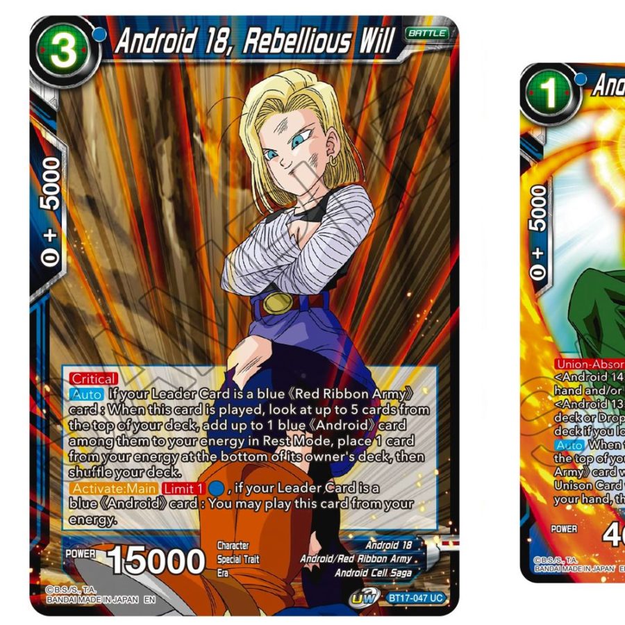 Dragon Ball Z CCG Complete your Unlimited Android Saga Set!! Choose your  cards!