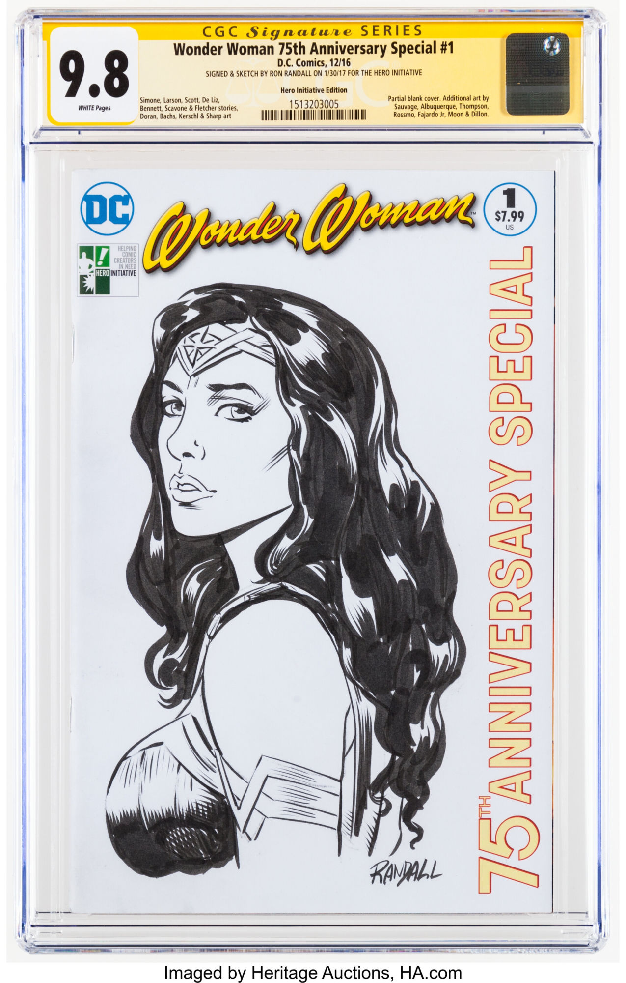 Trekkers Ron Randall Illustrates A OneOfAKind Wonder Woman Cover