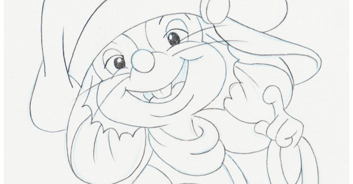 coloring pages of digit an american tail