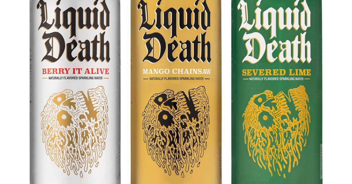 liquid death sparkling water flavors