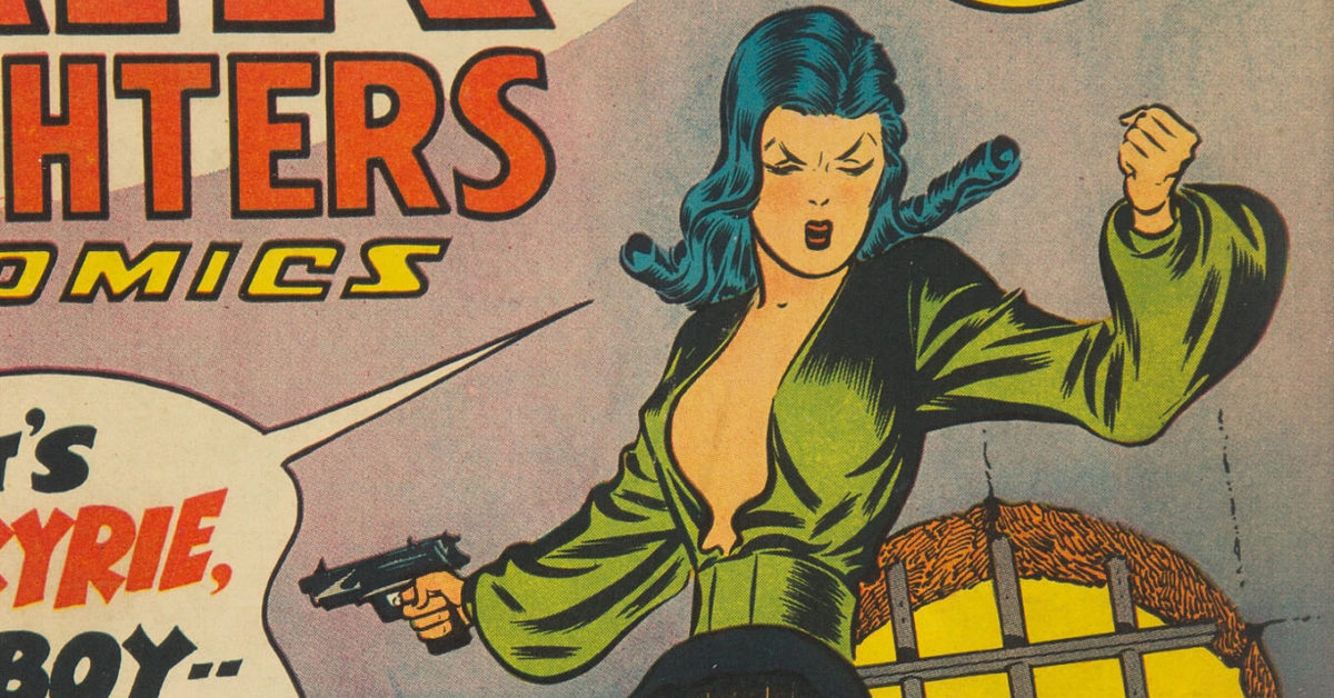 The Debut of Valkyrie in Air Fighters Comics V2 #2, Up for Public sale