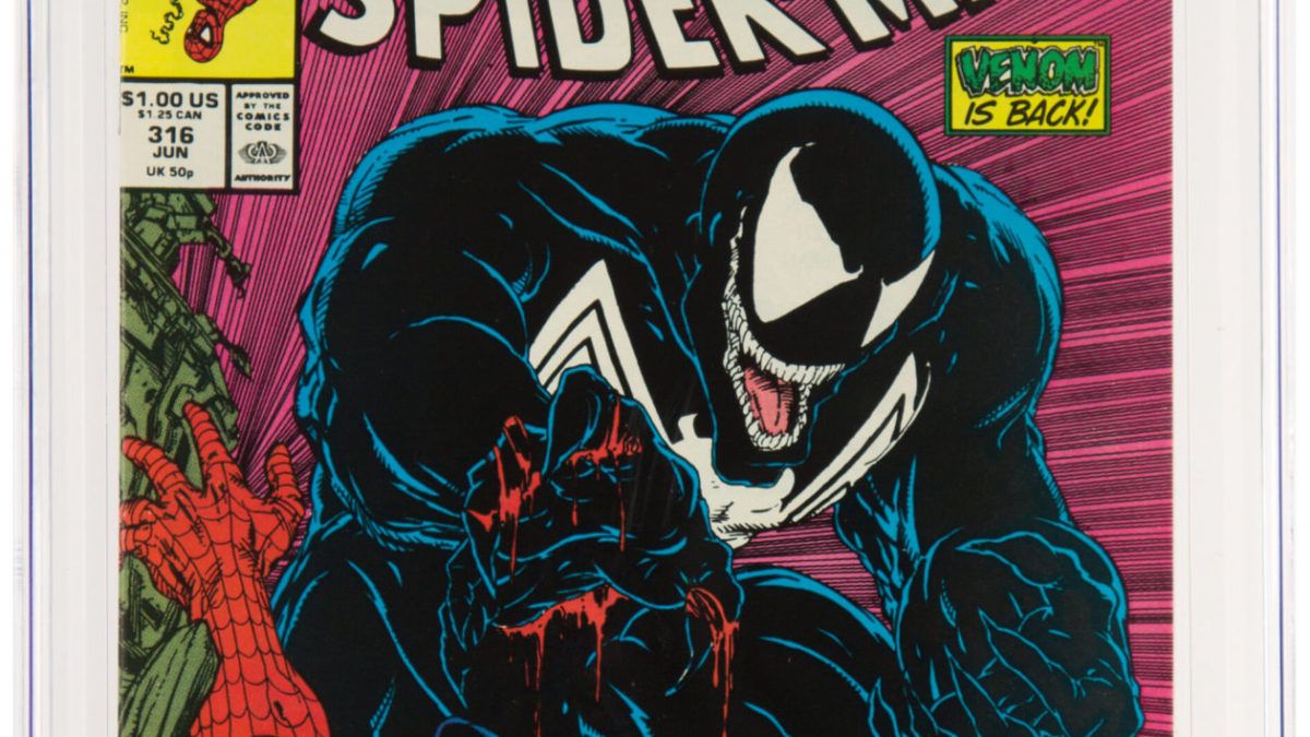 Venom's First Cover, Amazing Spider-Man #316, Has Bids Of Over $400