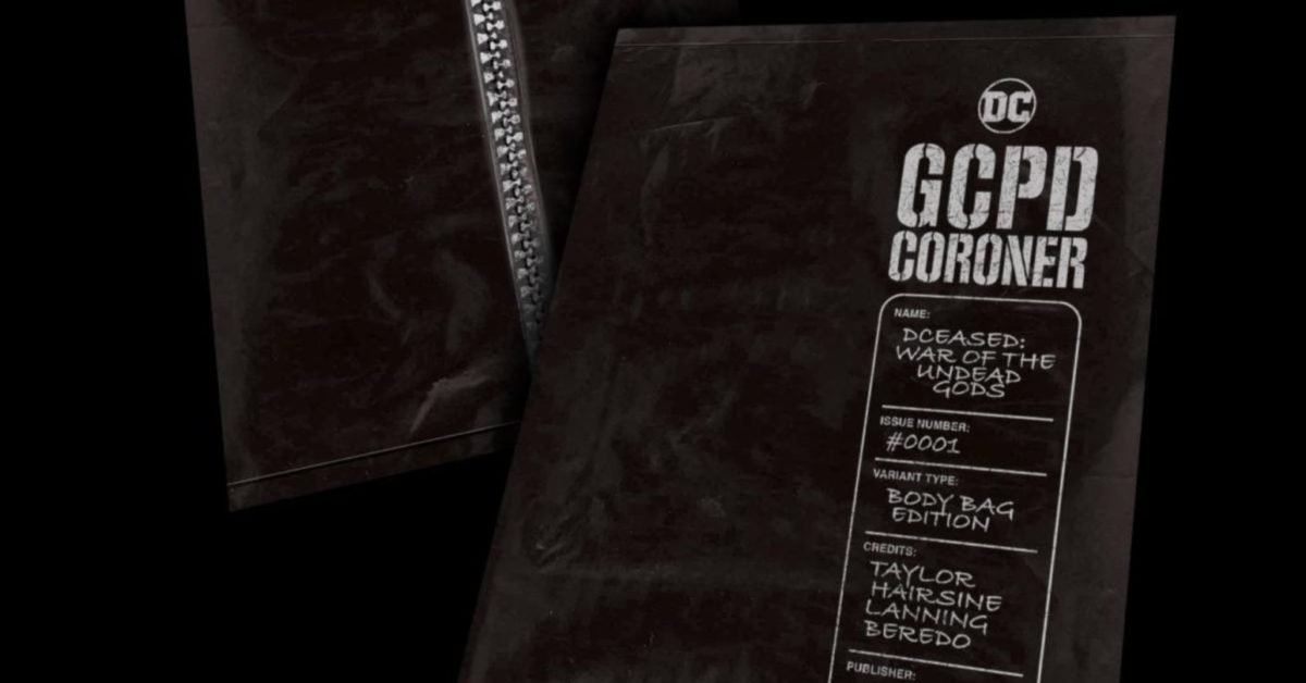 DCeased: War of the Undead Gods #1 To Get A Black Bag Variant - Vimarsana News