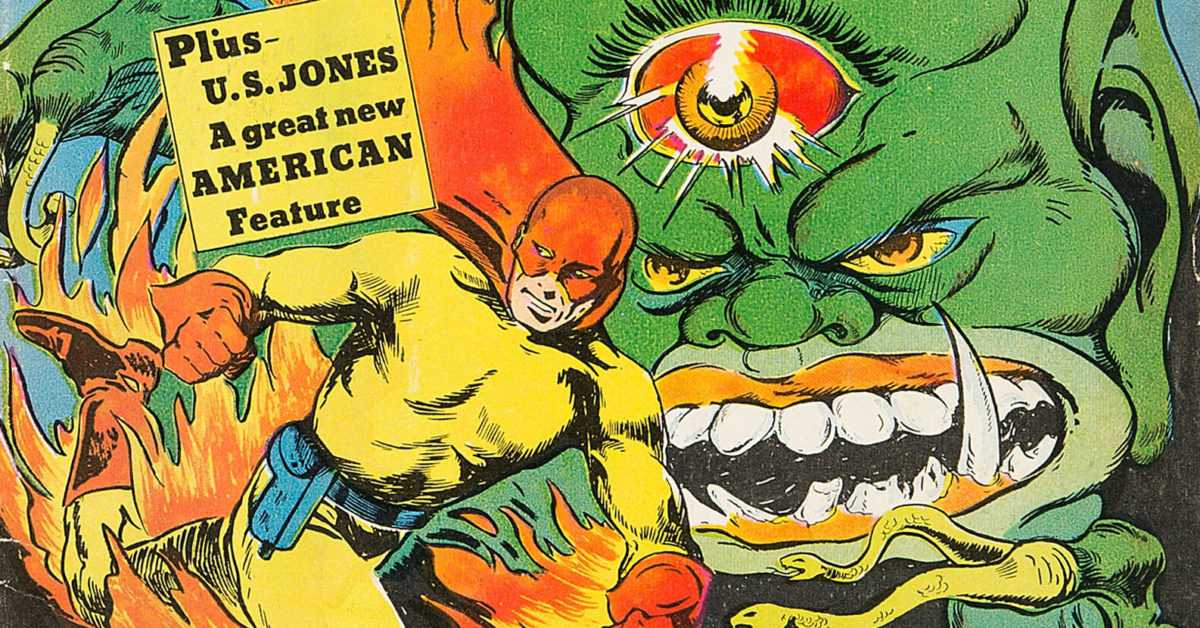 The Debut & Origin of U.S. Jones in Wonderworld Comics #28, at Public sale