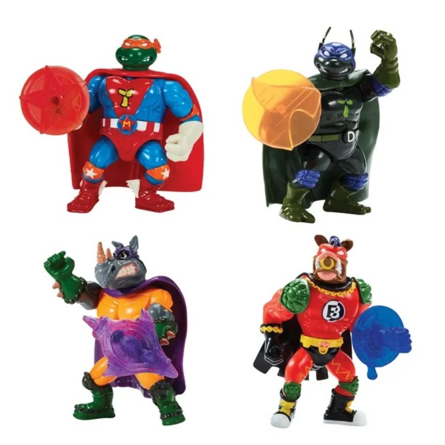 Teenage Mutant Ninja Turtles: Classic 4 Turtles 4-Pack Figure Bundle by  Playmates Toys