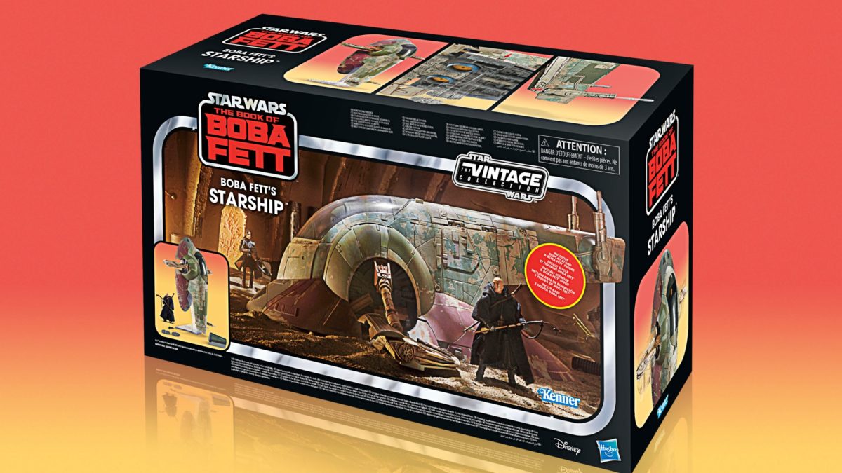 The Book of Boba Fett Boba's Starship Vehicle Set Debuts from Hasbro