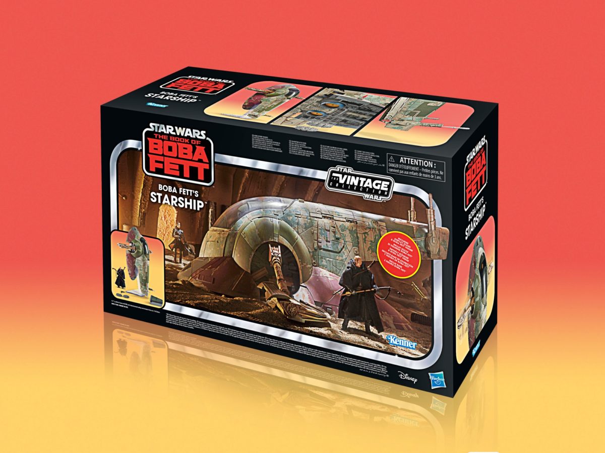 The Book of Boba Fett Boba's Starship Vehicle Set Debuts from Hasbro