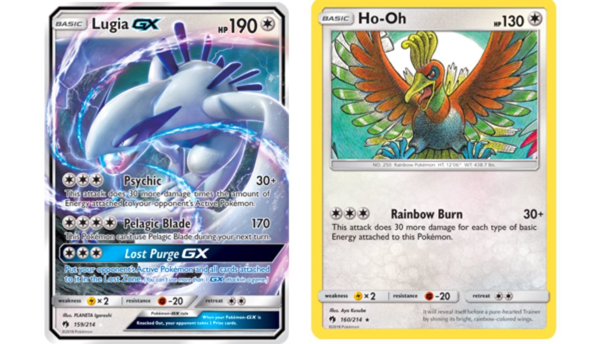 Pokemon ho oh lugia gx