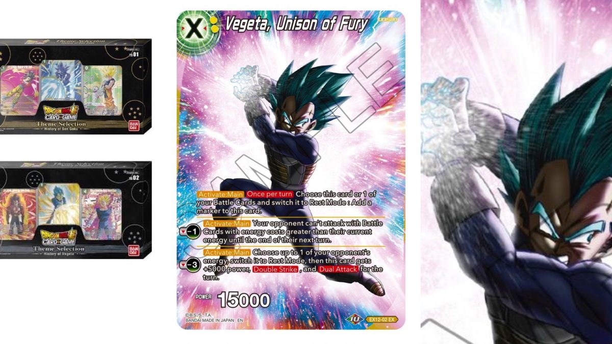 dragon ball super card game theme selection history of vegeta Dragon Ball Super Card Game - [DBS-TS02] History of Vegeta Theme Selec main image 0