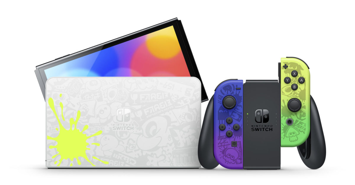 Nintendo-Switch-OLED-Splatoon-