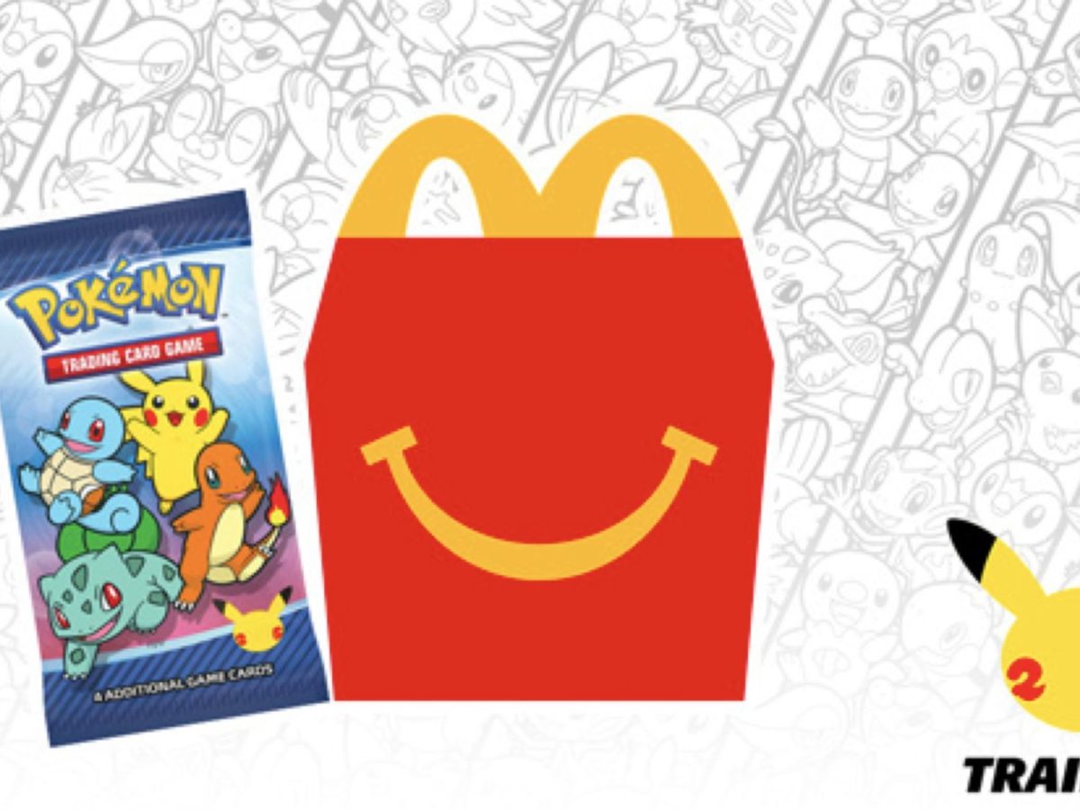 McDonald's Pokemon 25th Anniversary Booster Pack Sealed