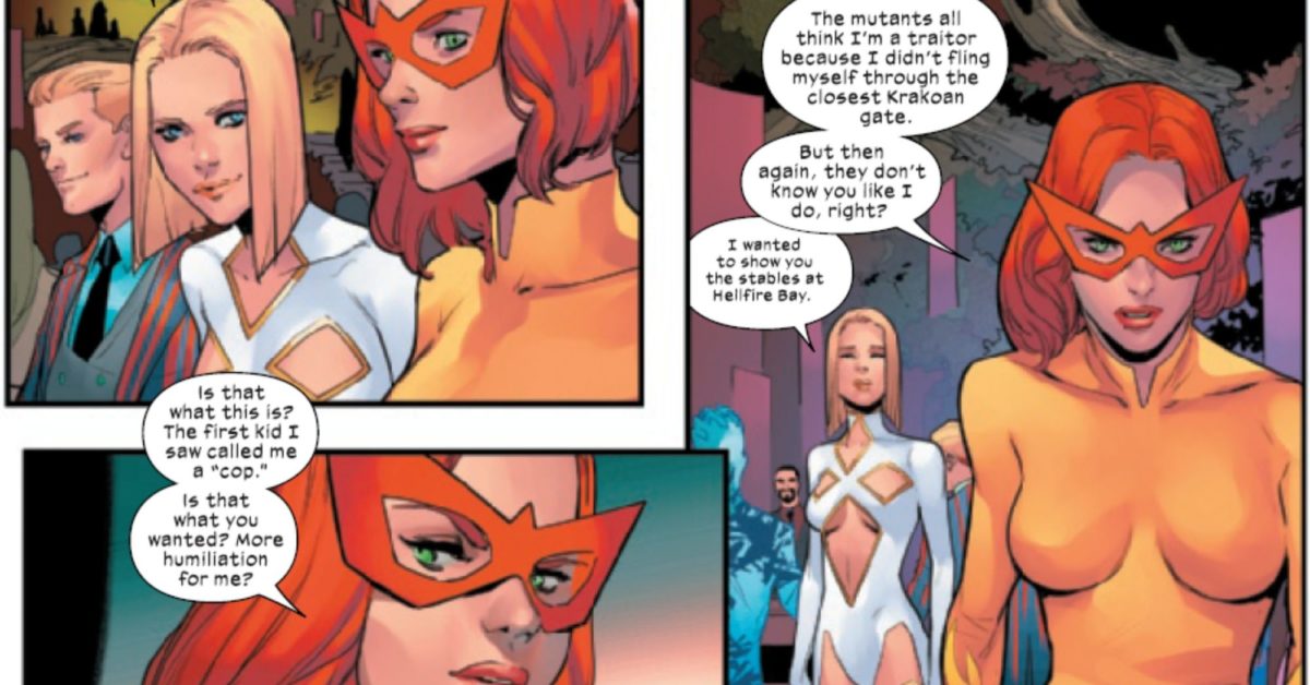 Emma Frost, Firestar & Butter Rum, in Hellfire Gala X-Males Spoilers Emma Frost, Firestar & Butter Rum, in Hellfire Gala X-Males Spoilers