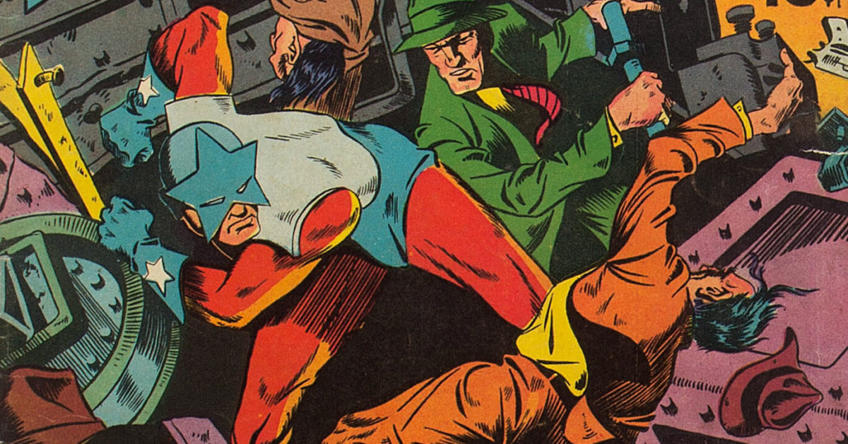Captain Courageous in the Elusive Banner Comics #5, Up for Auction - Vimarsana News
