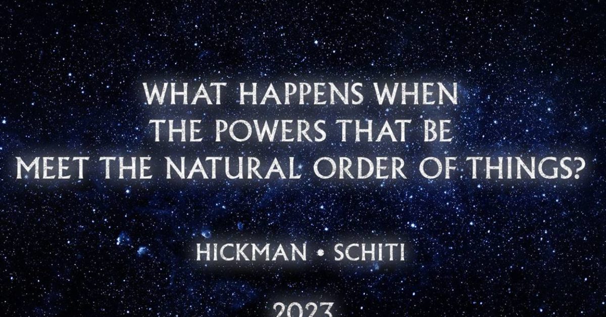Jonathan Hickman & Valerio Schiti's 2023 Marvel Thing- Eternity Saga? - Vimarsana News